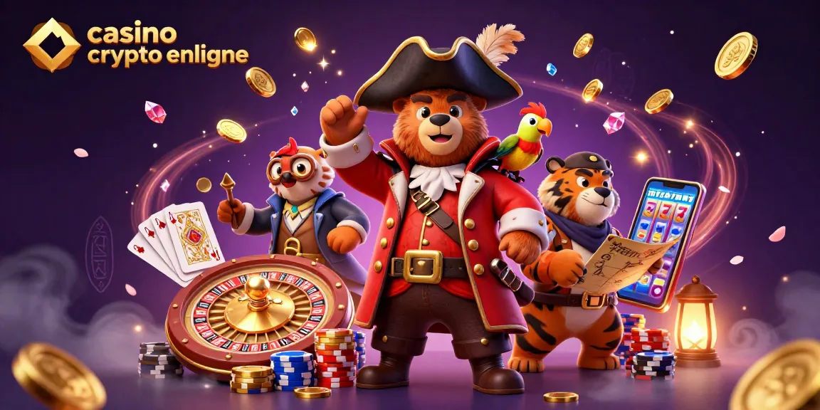 Jouez dans un casino crypto en ligne en découvrant des trésors avec le pirate et son équipage.