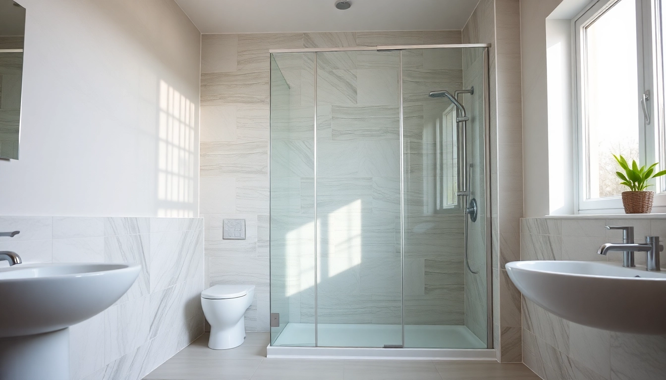 Innovative duschkabine 90x90 in a contemporary bathroom design, emphasizing relaxation and style.