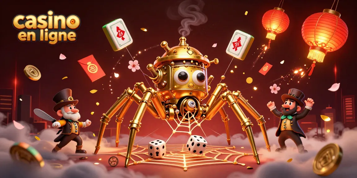 Plongez dans l'univers du casino en ligne avec une illustration captivante de jeux de hasard.