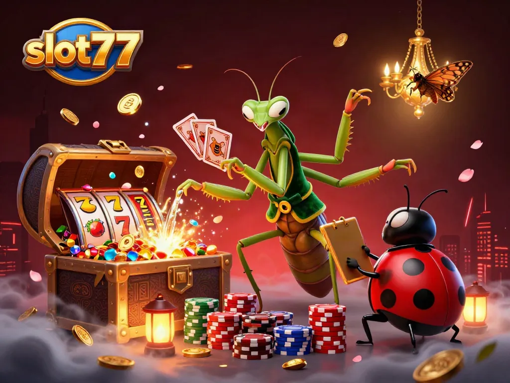 Mainkan slot777 dengan grafis memukau dan elemen kasino yang dinamis di dunia perjudian yang dirender dengan detail tinggi.