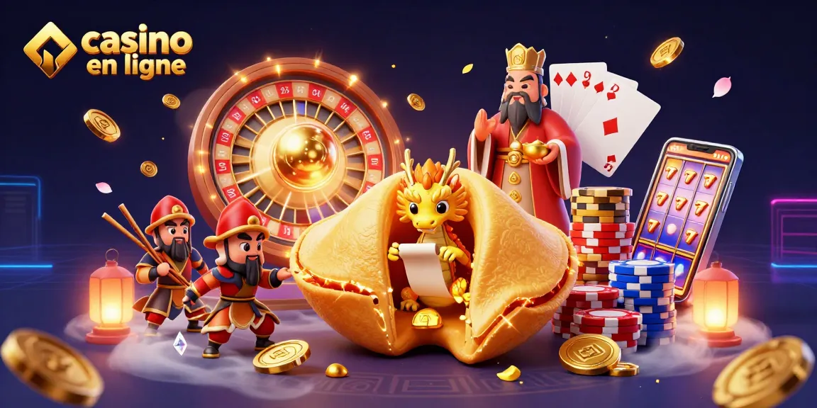 Découvrez le monde des jeux de casino en ligne avec cette scène dynamique pleine d'action.