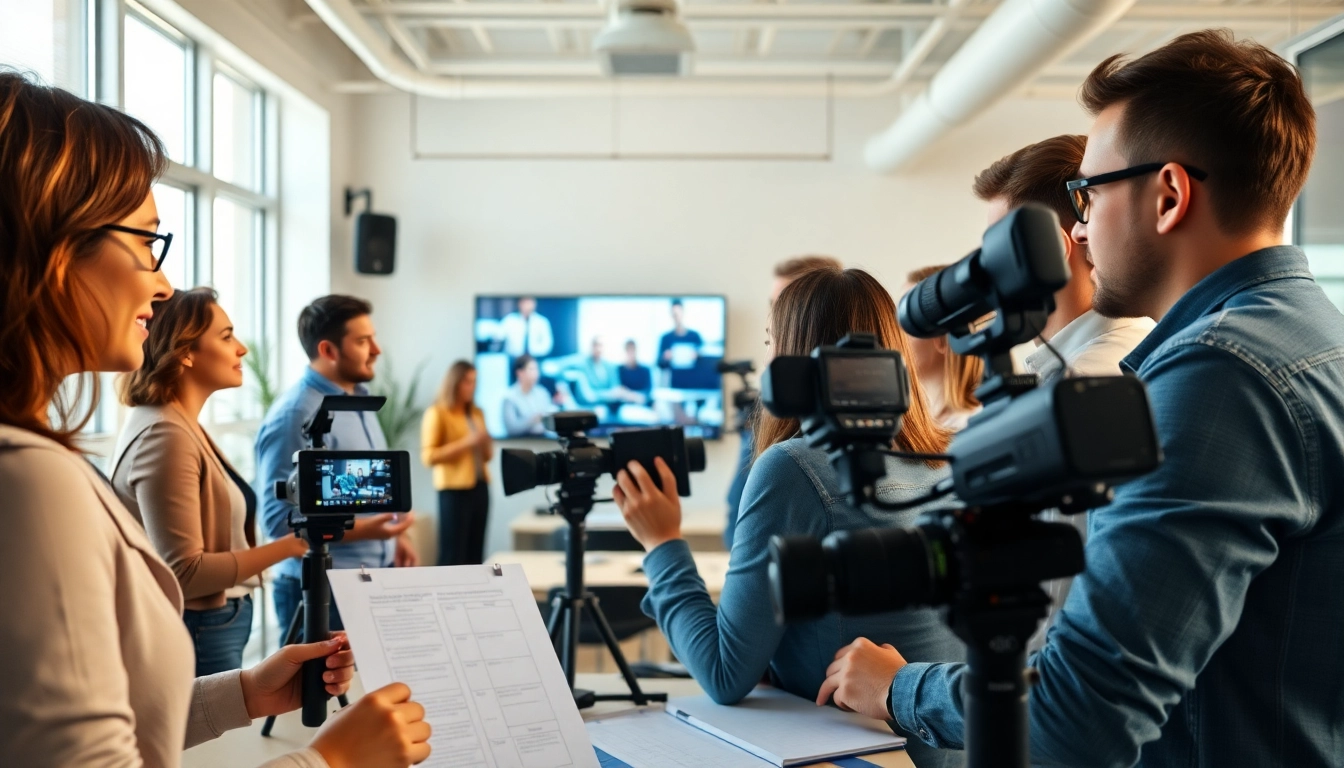 Creating engaging Corporate Video Production content in a collaborative office environment.