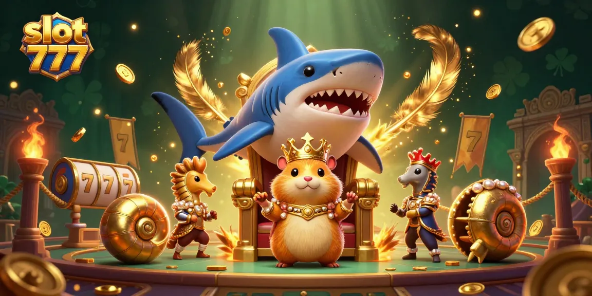 Gipnal slot 777 secara berkelanjutan dan dapatkan kemenangan dengan elemen slot dan raja hamster keemasan.