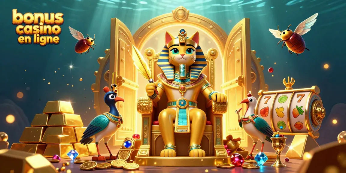 Développez votre expérience de bonus casino en ligne avec une scène de jeu captivante et des trésors scintillants.