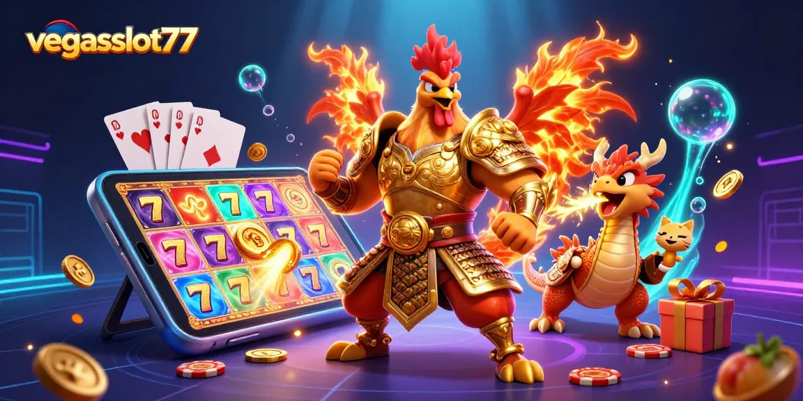 Experience thrilling action with vegasslot77 as you conquer a 3D casino realm in vibrant details.
