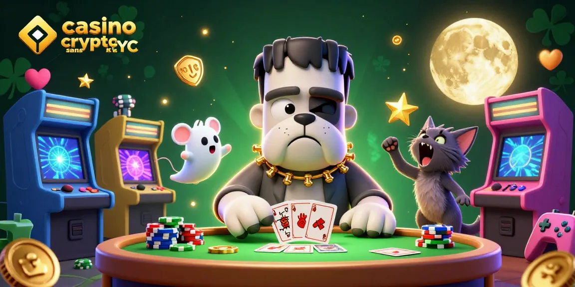Jouer à des jeux dans un casino crypto sans KYC avec des personnages 3D amusants.