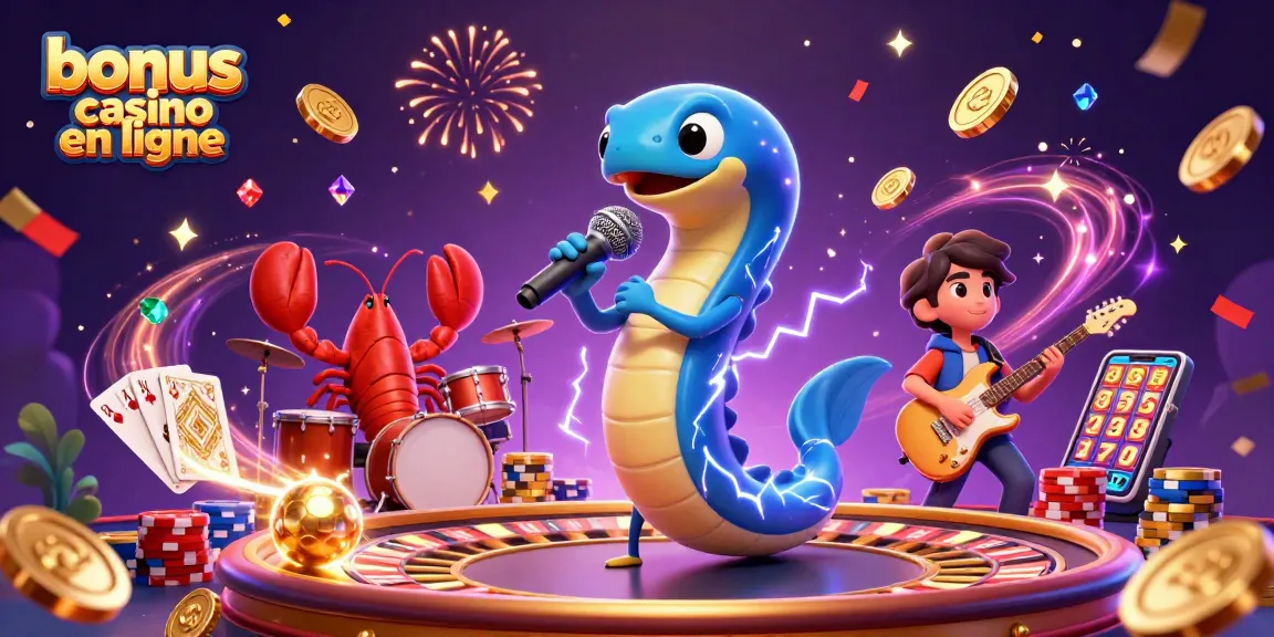 Bonifiez votre expérience de jeu avec le bonus casino en ligne, dans une illustration captivante.