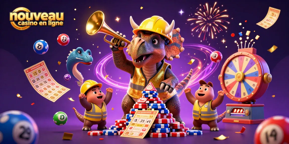jouez au nouveau casino en ligne avec des personnages animés célébrant l'excitation des jeux