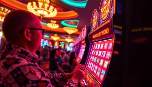 Menangkan permainan di luxury777 slot dengan suasana kasino yang meriah dan pencahayaan neon yang menarik.