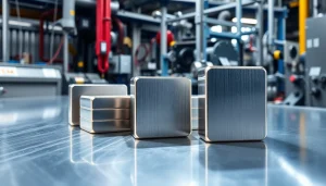 Ndfeb magnets manufacturer in china showcasing high-quality neodymium magnets in a modern factory.