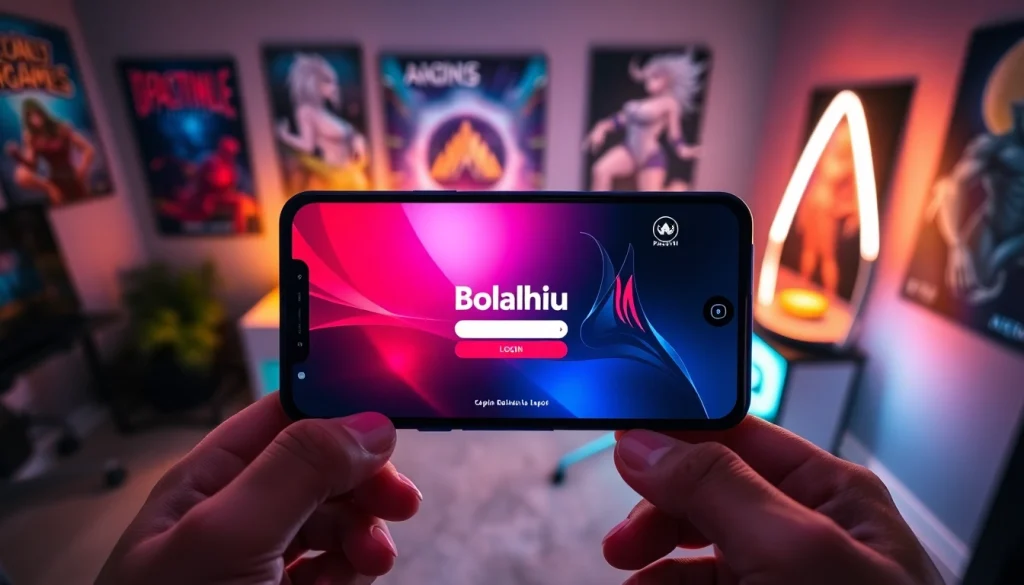 Masuk ke pengalaman luar biasa bolahiu login game melalui aplikasi pada smartphone modern.