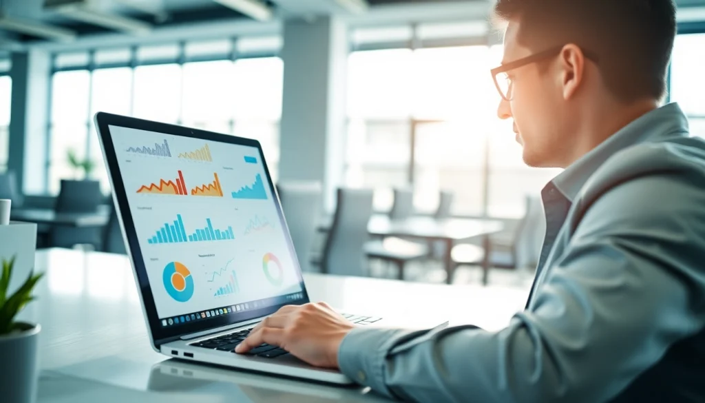 79king data-driven marketing insights from a professional strategist in a modern office.