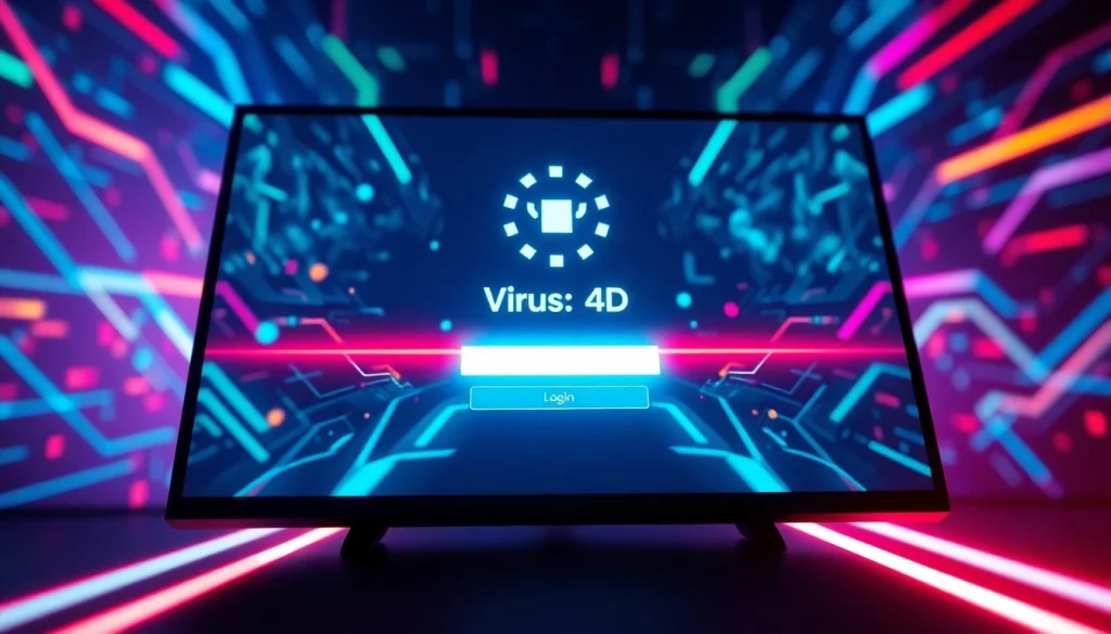 Masuk ke virus4d login slot dengan tampilan digital yang menarik dan futuristik.