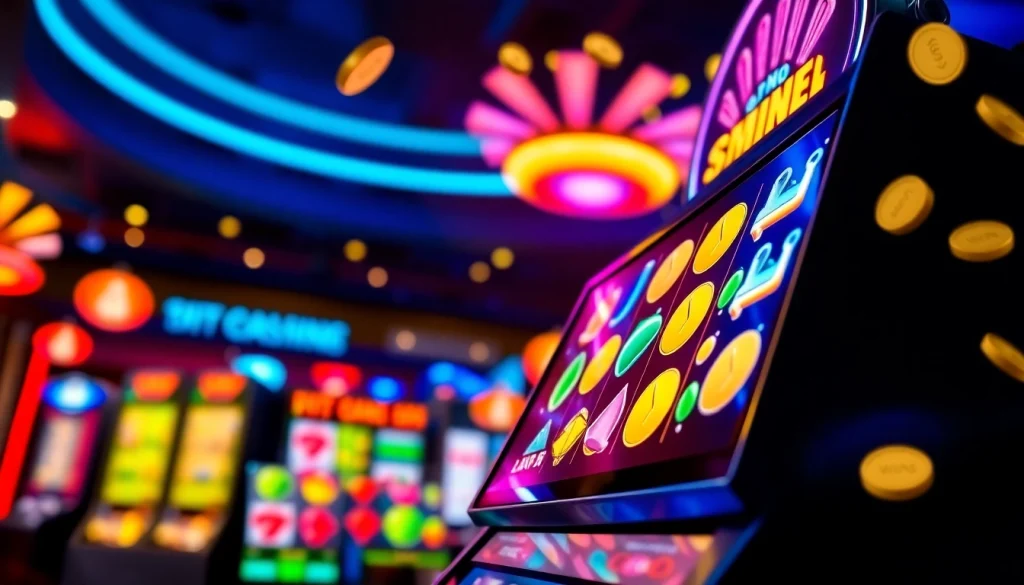 Memperlihatkan pengalaman judi online depo 5k dana yang dinamis dengan permainan slot yang berwarna-warni.