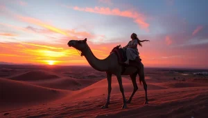 Marrakech camel ride and quad biking adventure at sunset in the Agafay Desert