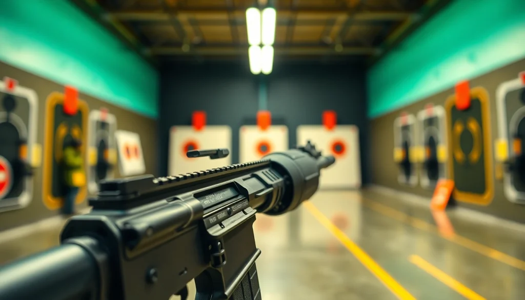 Showcase of the super safety trigger ar15 in a well-designed AR-15 setup, highlighting details and safety features.