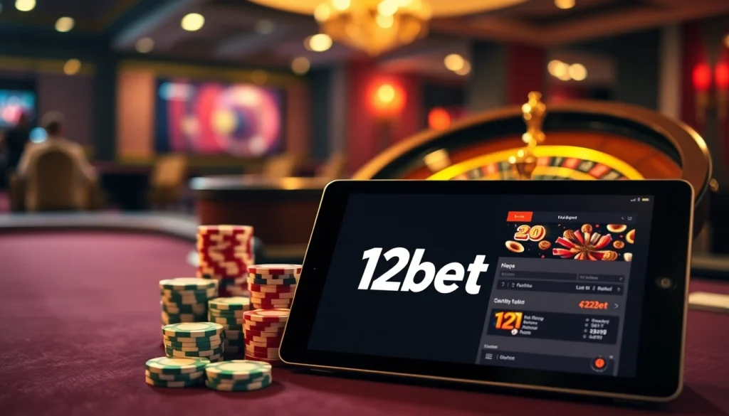 Experience the excitement of 12bet with vibrant casino games and betting options.