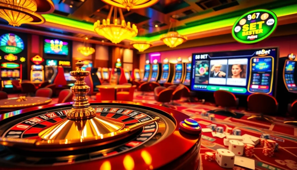 s8 bet offers an exhilarating casino experience with roulette, poker chips, and betting action.