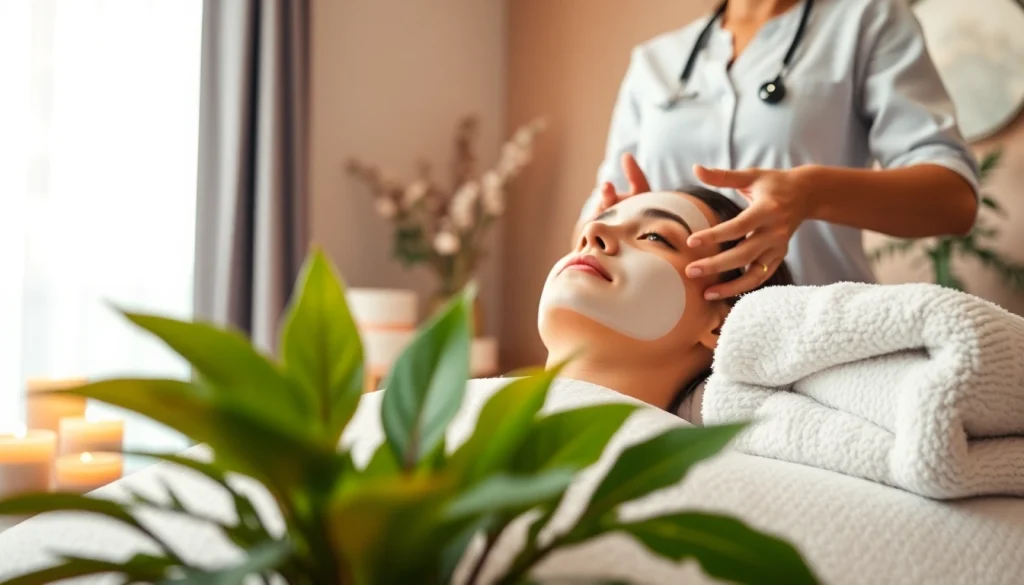 Treatments at a medspa near me creating a calming ambiance and promoting relaxation.