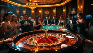 Gambling excitement unfolds as players engage in thrilling games at the casino, highlighting Nếu như vậy bám vào đây.