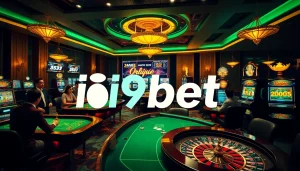 i9bet players engaging in thrilling casino games within an elegant online gambling interface.