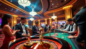 Experience the excitement of vn168 casino with vibrant roulette action and engaging players.