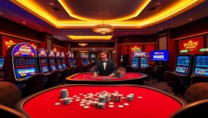 Experience the excitement of gambling at Nhà cái MM88 with vibrant casino tables and engaging gameplay.