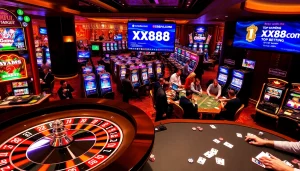 Engage with thrilling games at https://xx88vt.com/ featuring vibrant casino tables and exciting roulette action.