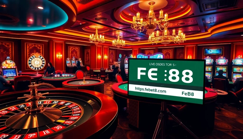Experience the thrill of betting at https://febet8.com with lively casino games and a luxurious atmosphere.