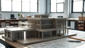 Architekturmodellbau Dortmund: Detailreiche Architekturmodelle in einem modernen Arbeitsumfeld.