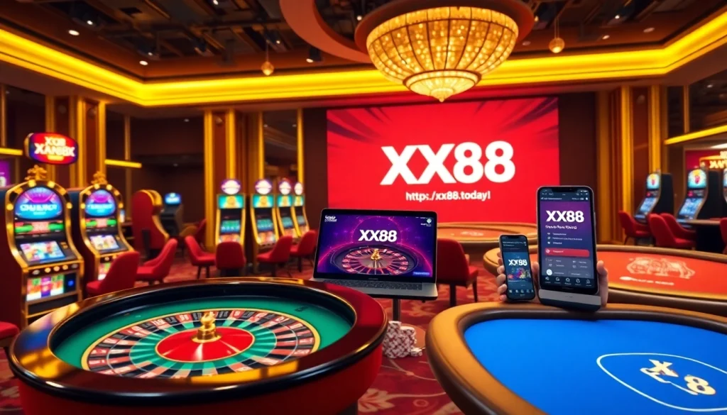 Experience the thrill of online gambling at https://xx88.today/ with exciting casino games, roulette, and poker tables.