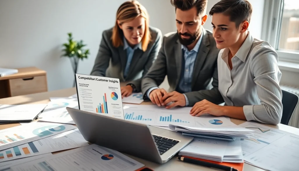 Analyze strategies to find competitor customer list with business analysts collaborating over data analytics.