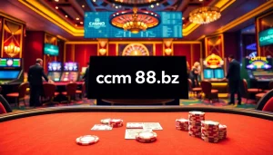 Experience thrilling gameplay at https:/cm88.bz/ with exciting poker and roulette action in a luxurious casino.